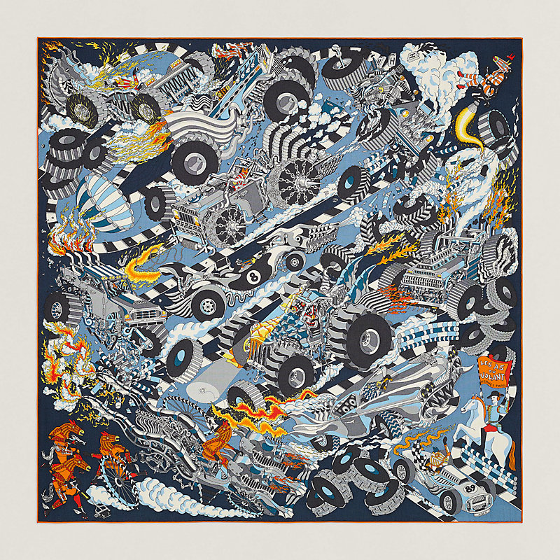 Les As du Volant scarf 100 | Hermès UAE